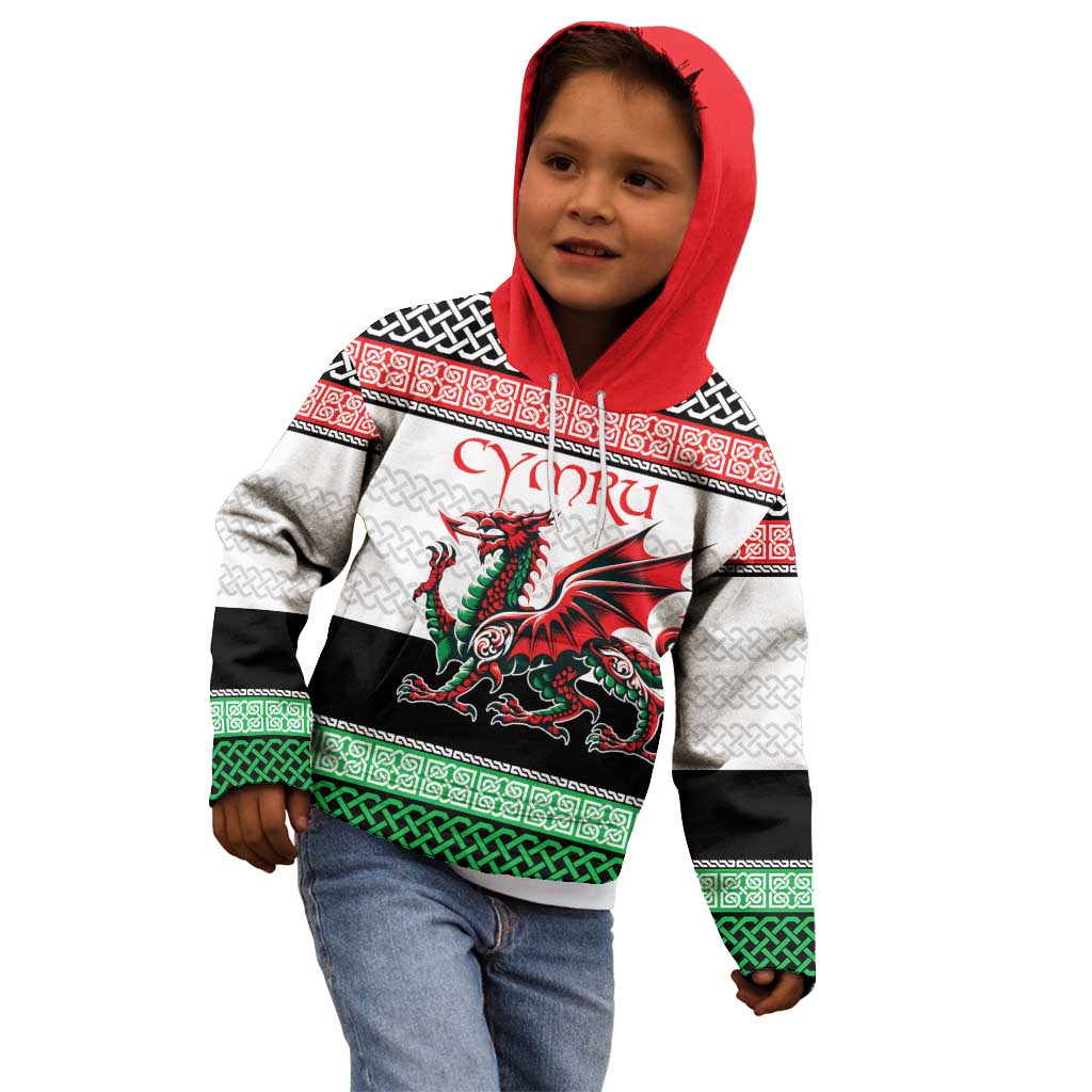 Cymru Celtic Wales Knot Kid Hoodie Celtic Nation Heritage Pride - Wonder Print Shop