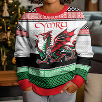 Cymru Celtic Wales Knot Kid Ugly Christmas Sweater Celtic Nation Heritage Pride - Wonder Print Shop