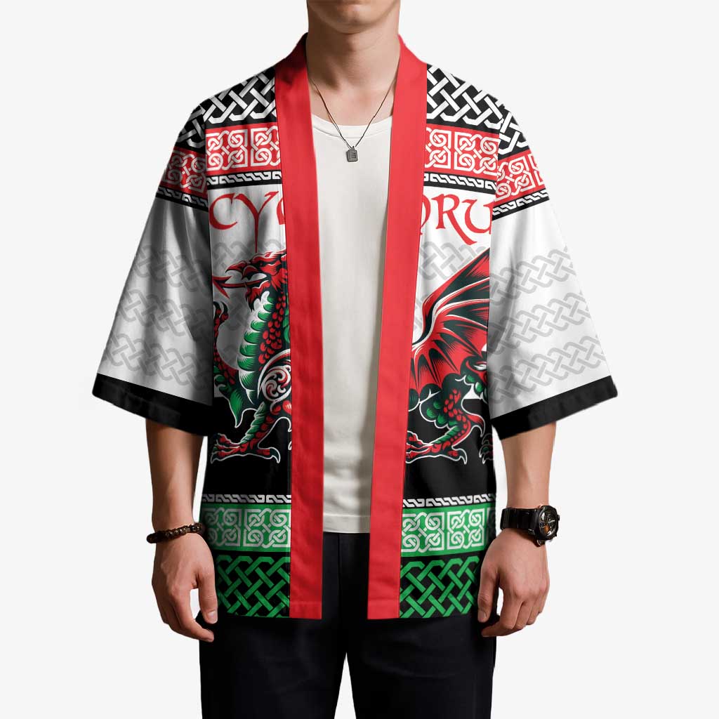 Cymru Celtic Wales Knot Kimono Celtic Nation Heritage Pride - Wonder Print Shop