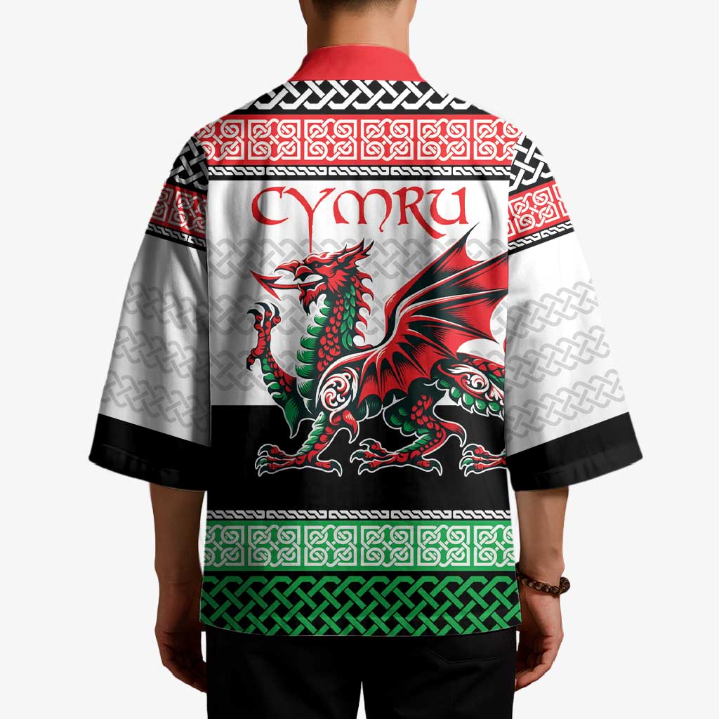 Cymru Celtic Wales Knot Kimono Celtic Nation Heritage Pride - Wonder Print Shop