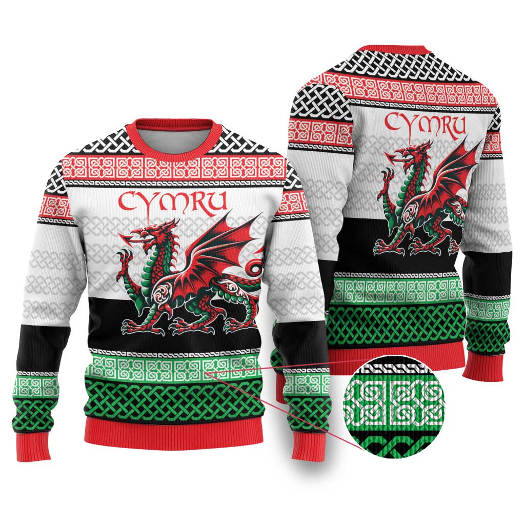 Cymru Celtic Wales Knot Ugly Christmas Sweater Celtic Nation Heritage Pride - Wonder Print Shop