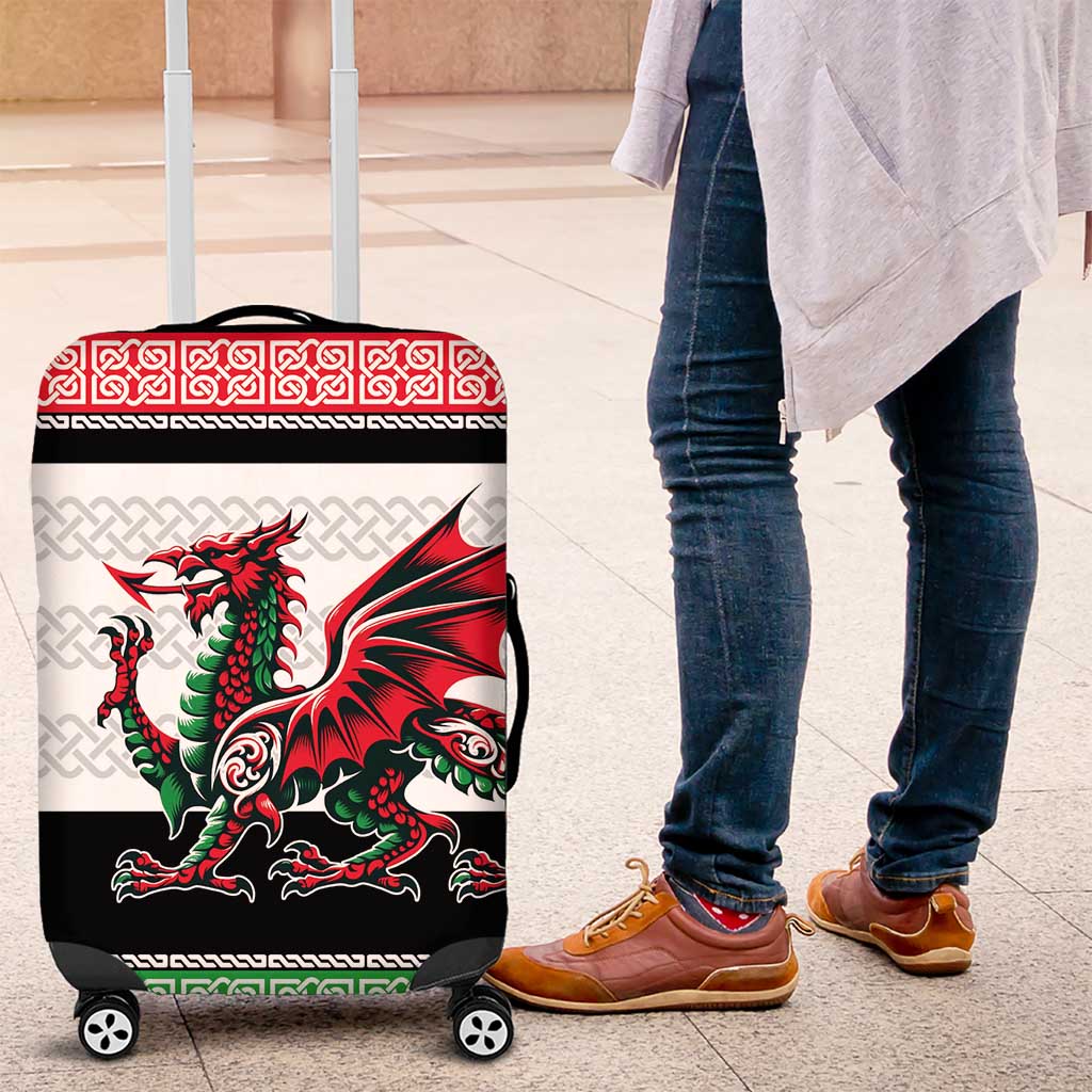 Cymru Celtic Wales Knot Luggage Cover Celtic Nation Heritage Pride - Wonder Print Shop