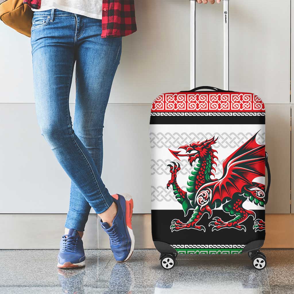 Cymru Celtic Wales Knot Luggage Cover Celtic Nation Heritage Pride - Wonder Print Shop