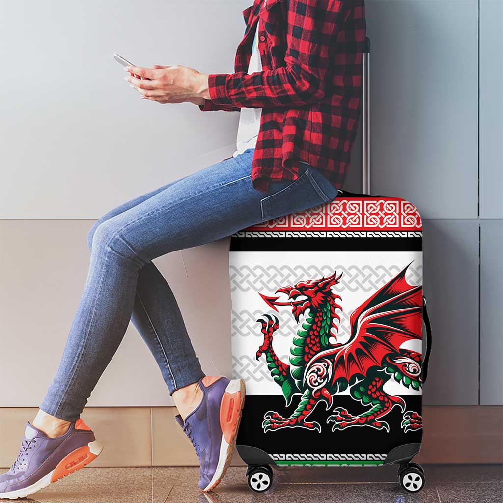 Cymru Celtic Wales Knot Luggage Cover Celtic Nation Heritage Pride - Wonder Print Shop