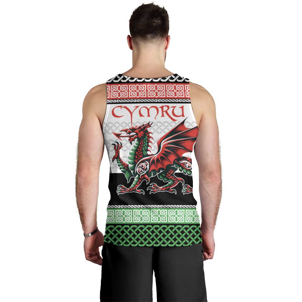 Cymru Celtic Wales Knot Men Tank Top Celtic Nation Heritage Pride - Wonder Print Shop