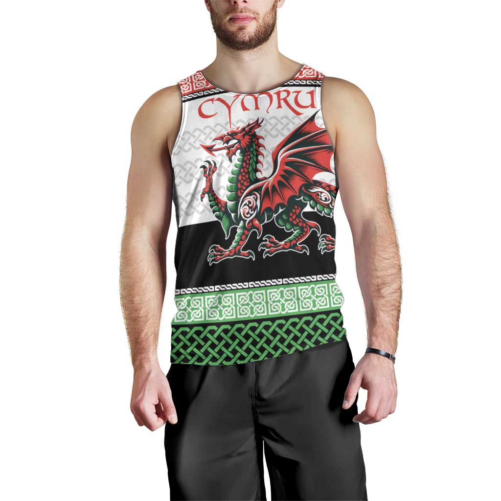 Cymru Celtic Wales Knot Men Tank Top Celtic Nation Heritage Pride - Wonder Print Shop