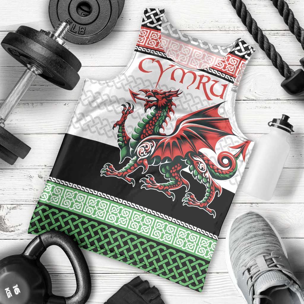 Cymru Celtic Wales Knot Men Tank Top Celtic Nation Heritage Pride - Wonder Print Shop