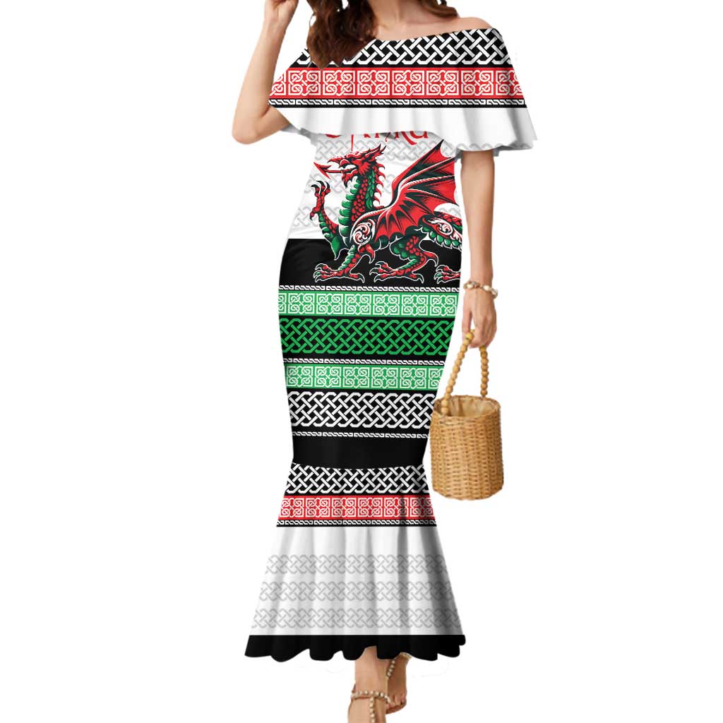 Cymru Celtic Wales Knot Mermaid Dress Celtic Nation Heritage Pride - Wonder Print Shop