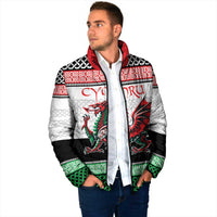 Cymru Celtic Wales Knot Padded Jacket Celtic Nation Heritage Pride - Wonder Print Shop