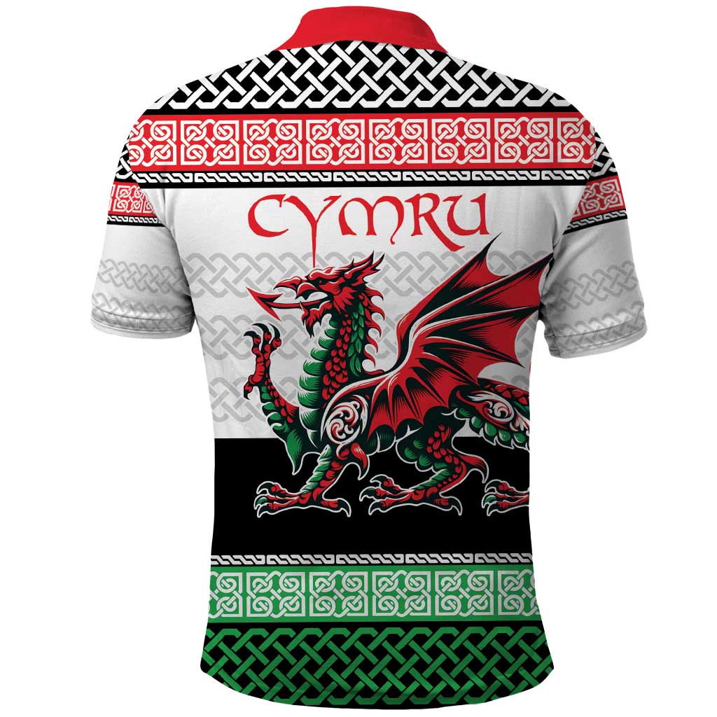 Cymru Celtic Wales Knot Polo Shirt Celtic Nation Heritage Pride - Wonder Print Shop