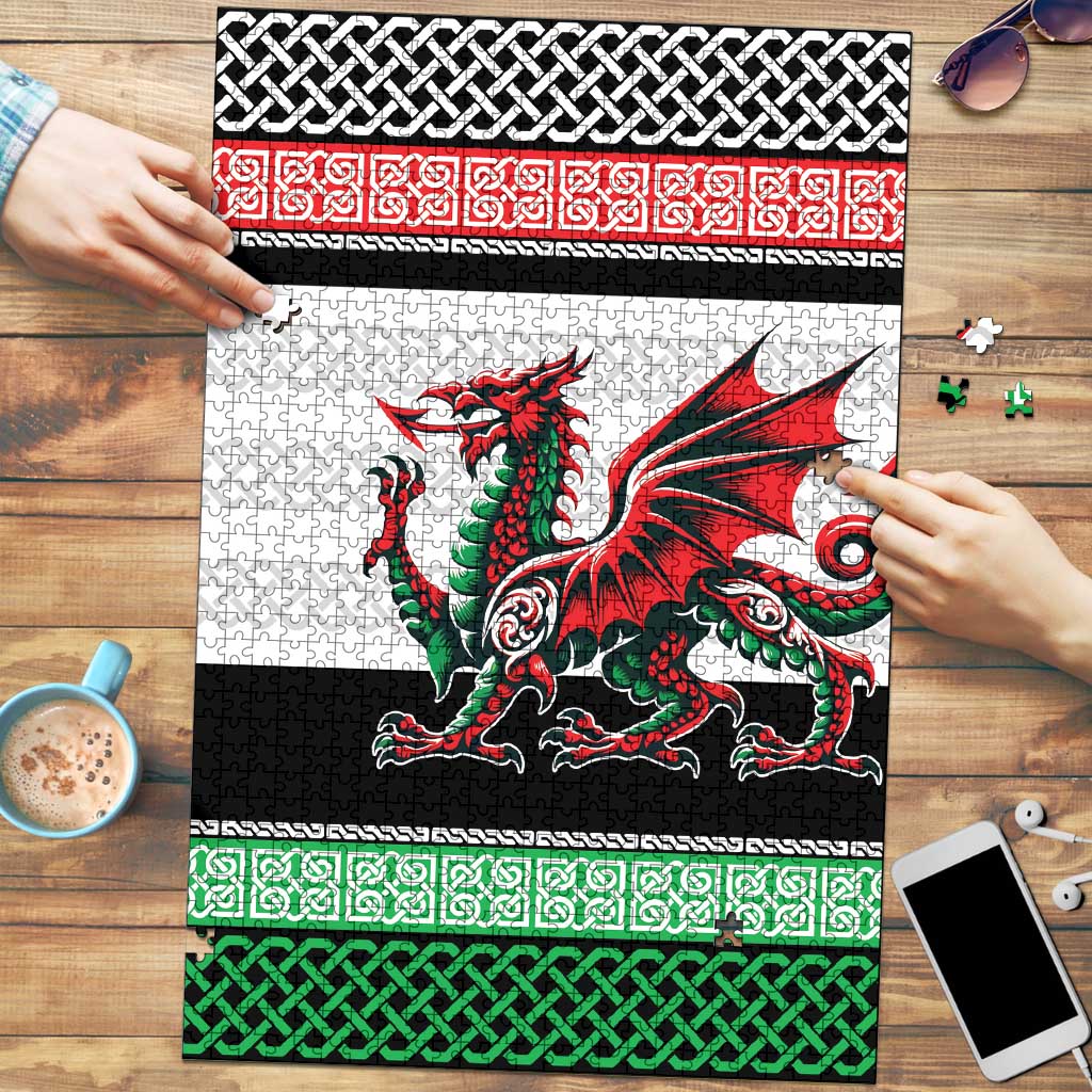 Cymru Celtic Wales Knot Puzzle Celtic Nation Heritage Pride - Wonder Print Shop