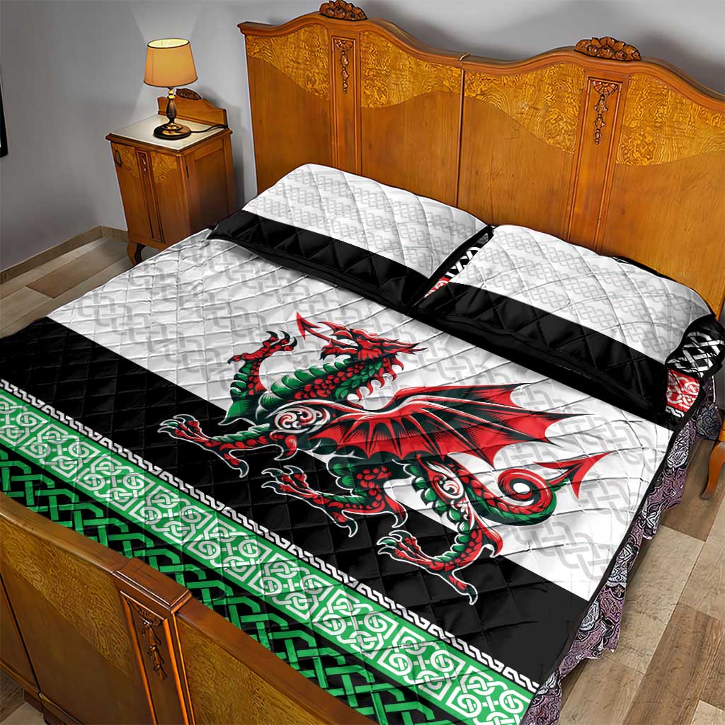 Cymru Celtic Wales Knot Quilt Bed Set Celtic Nation Heritage Pride - Wonder Print Shop