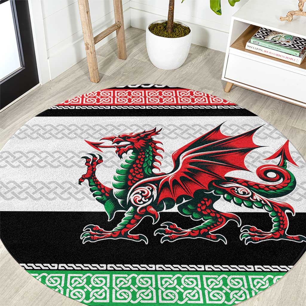Cymru Celtic Wales Knot Round Carpet Celtic Nation Heritage Pride - Wonder Print Shop
