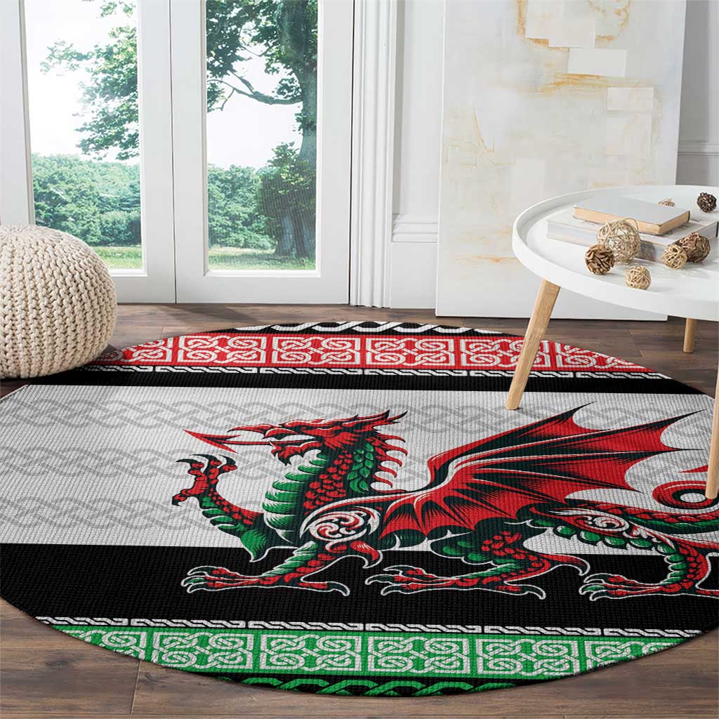 Cymru Celtic Wales Knot Round Carpet Celtic Nation Heritage Pride - Wonder Print Shop