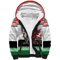 Cymru Celtic Wales Knot Sherpa Hoodie Celtic Nation Heritage Pride - Wonder Print Shop