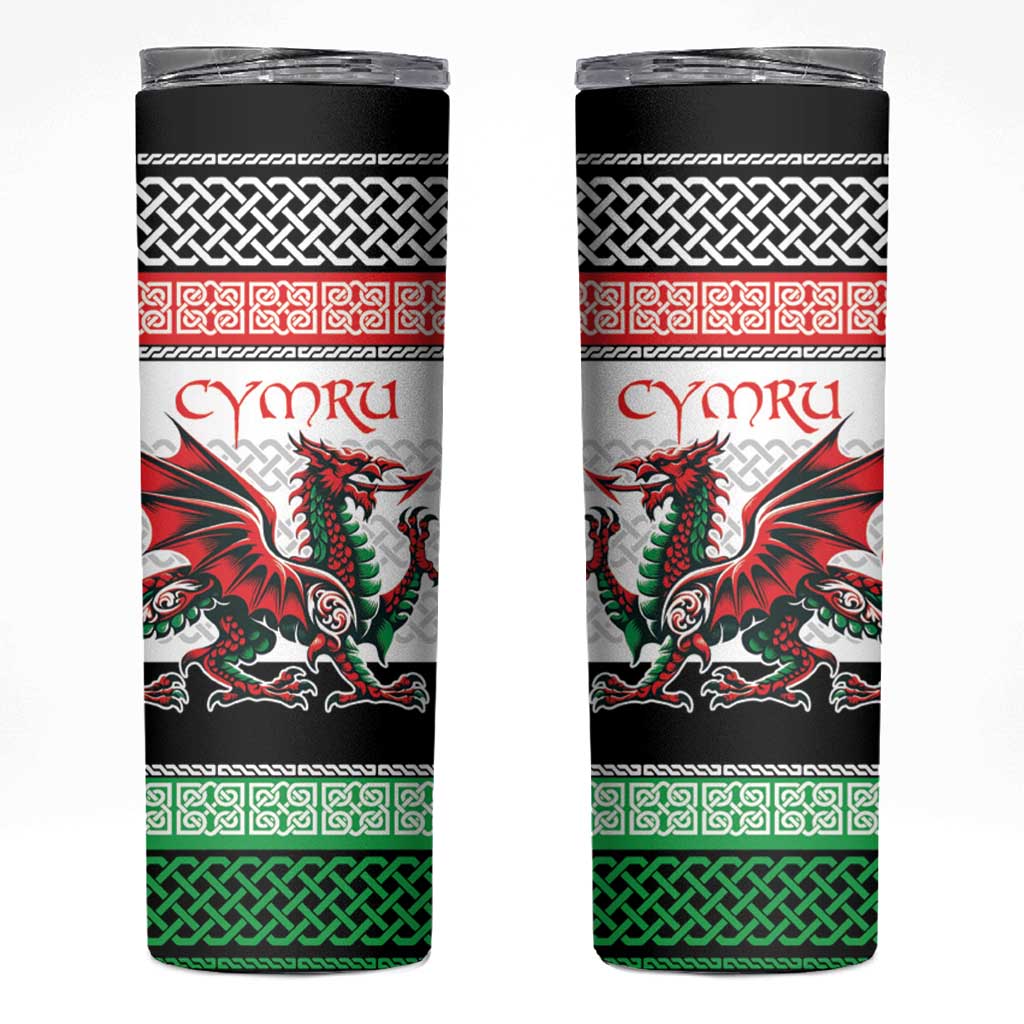 Cymru Celtic Wales Knot Skinny Tumbler Celtic Nation Heritage Pride - Wonder Print Shop