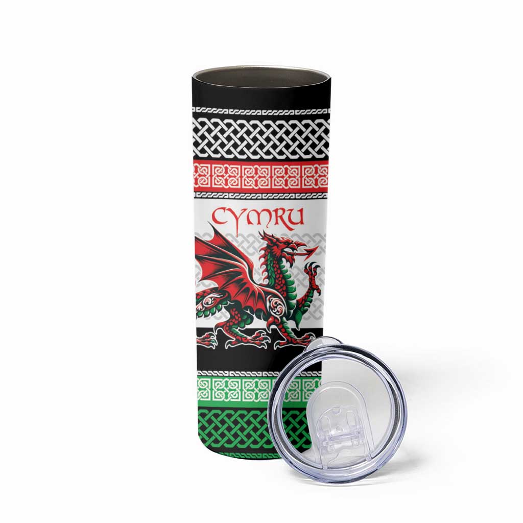 Cymru Celtic Wales Knot Skinny Tumbler Celtic Nation Heritage Pride - Wonder Print Shop
