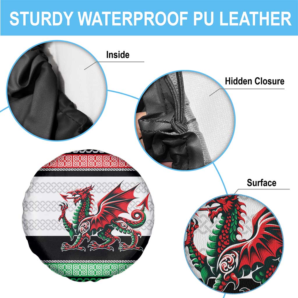 Cymru Celtic Wales Knot Spare Tire Cover Celtic Nation Heritage Pride - Wonder Print Shop