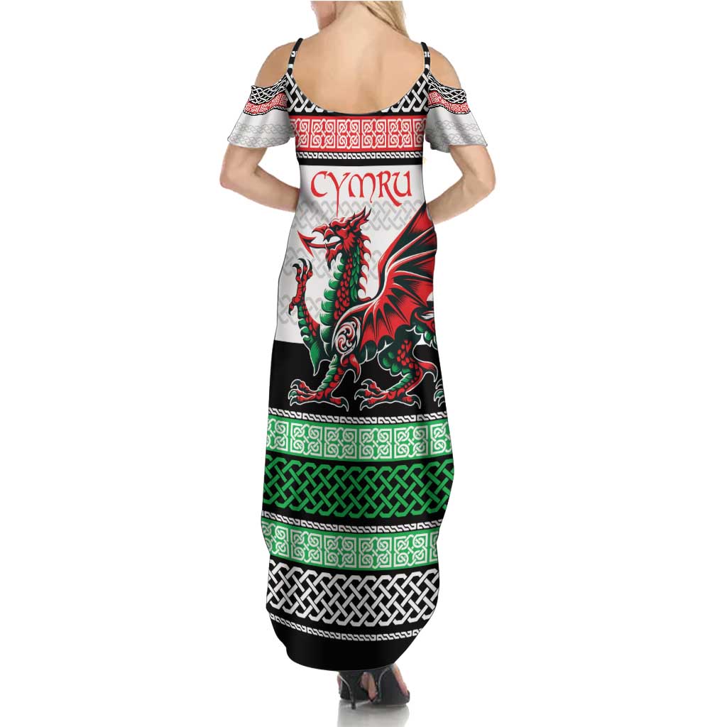 Cymru Celtic Wales Knot Summer Maxi Dress Celtic Nation Heritage Pride - Wonder Print Shop