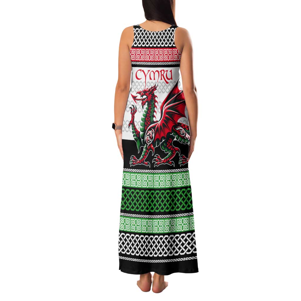 Cymru Celtic Wales Knot Tank Maxi Dress Celtic Nation Heritage Pride - Wonder Print Shop