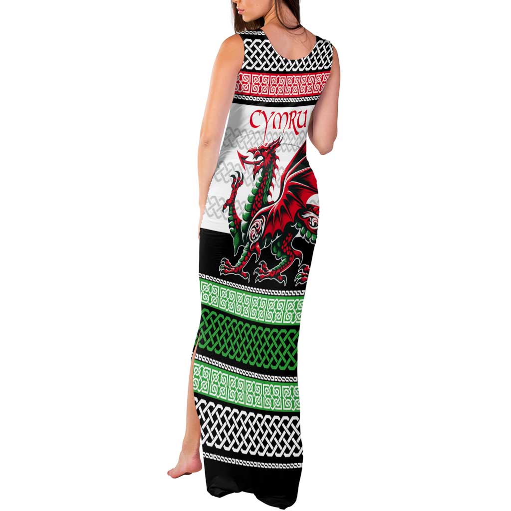 Cymru Celtic Wales Knot Tank Maxi Dress Celtic Nation Heritage Pride - Wonder Print Shop