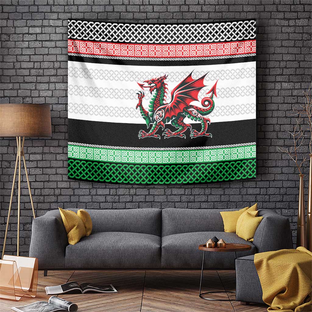 Cymru Celtic Wales Knot Tapestry Celtic Nation Heritage Pride - Wonder Print Shop