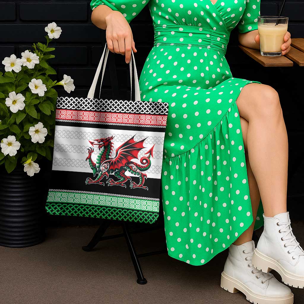 Cymru Celtic Wales Knot Tote Bag Celtic Nation Heritage Pride - Wonder Print Shop