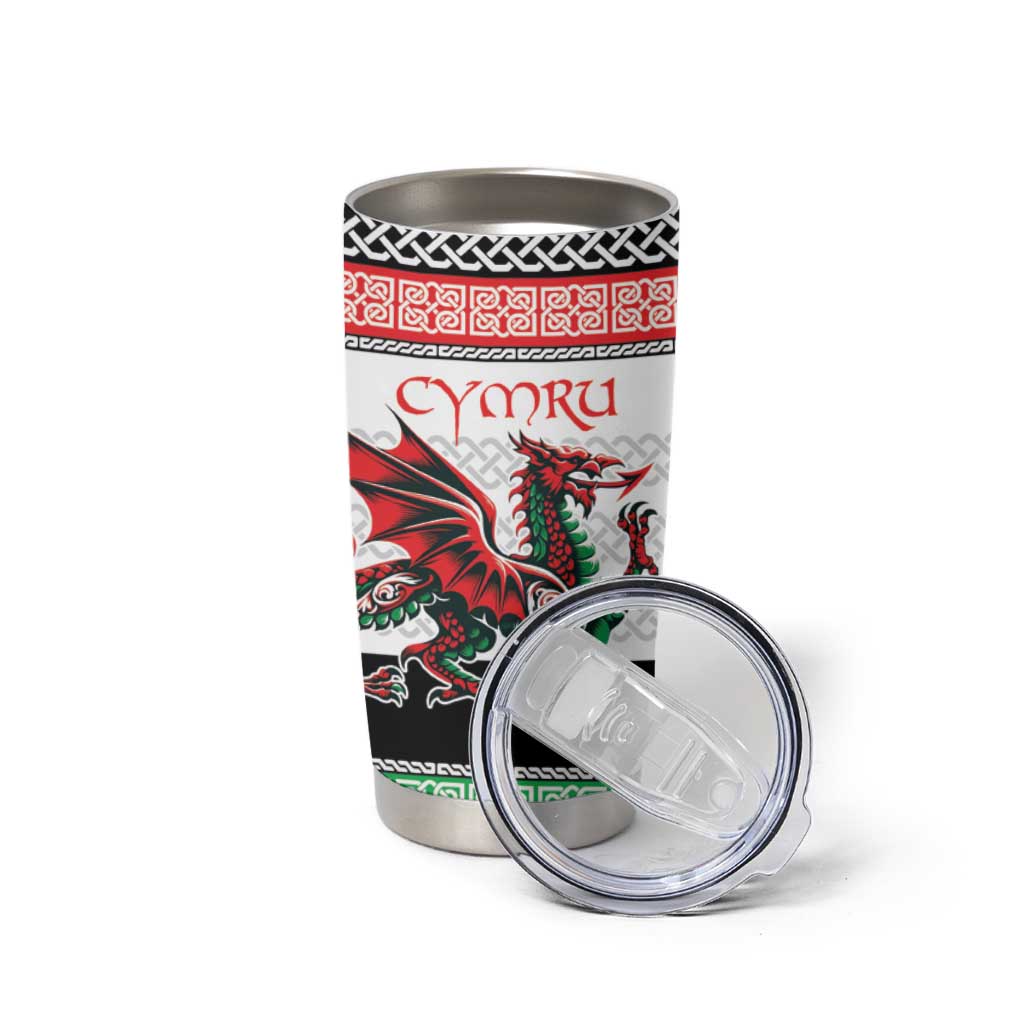 Cymru Celtic Wales Knot Tumbler Cup Celtic Nation Heritage Pride - Wonder Print Shop