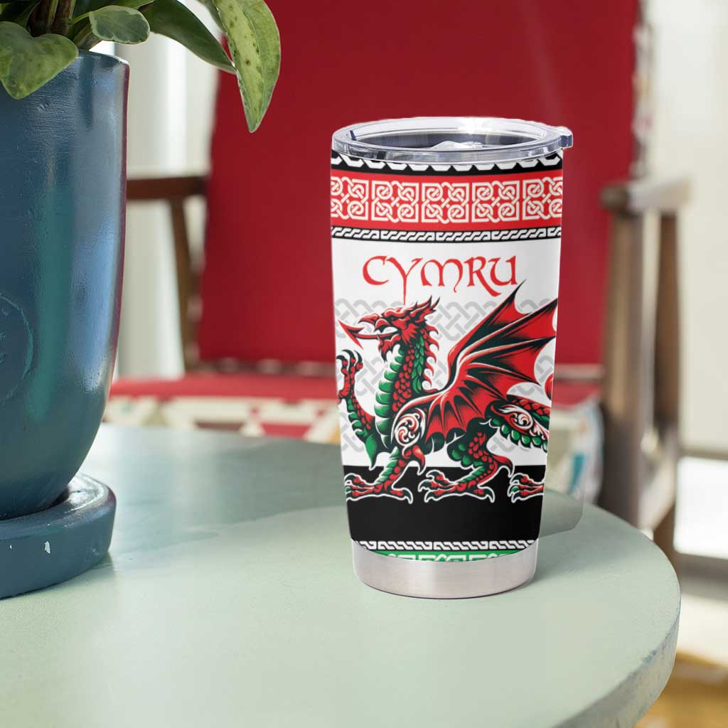 Cymru Celtic Wales Knot Tumbler Cup Celtic Nation Heritage Pride - Wonder Print Shop