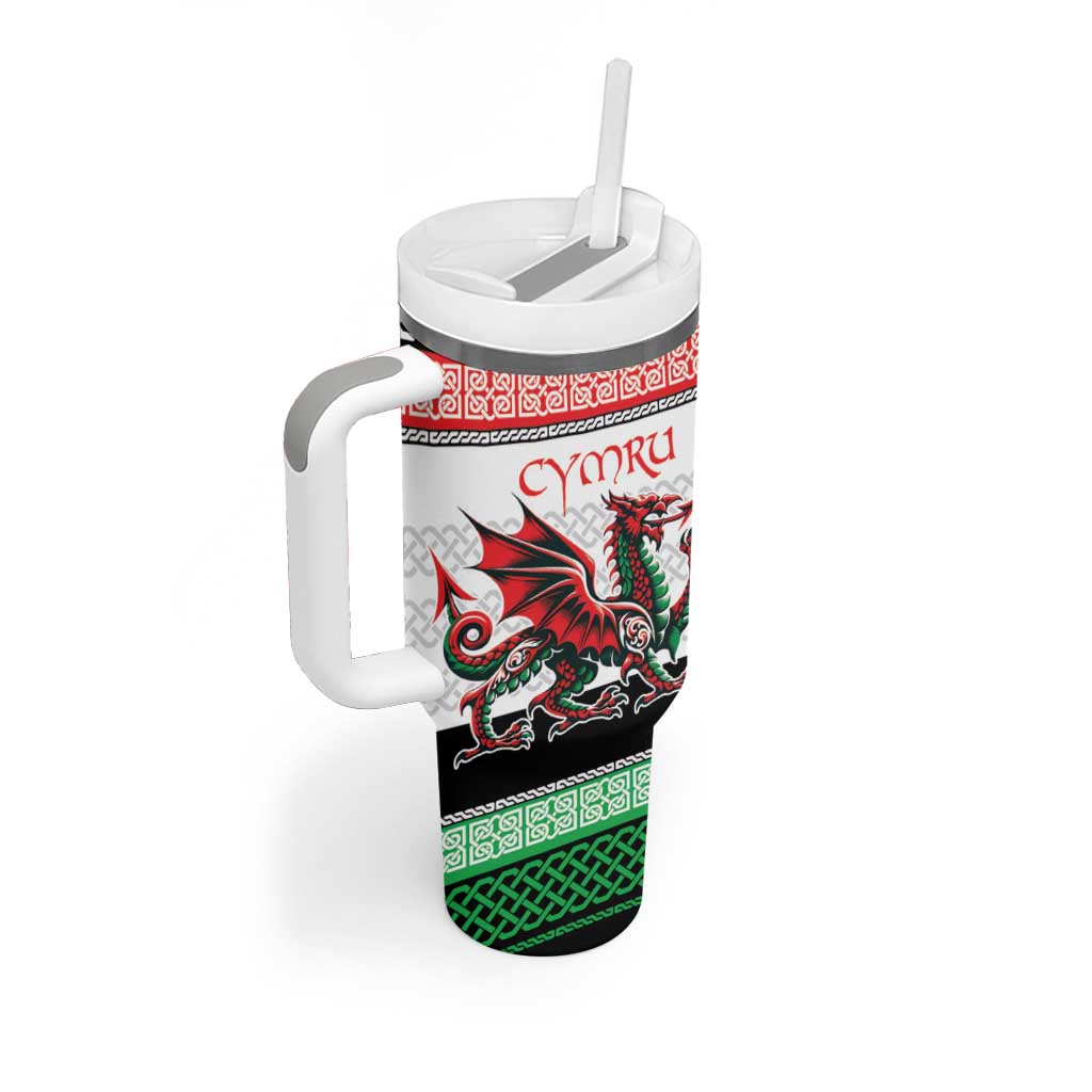 Cymru Celtic Wales Knot Tumbler With Handle Celtic Nation Heritage Pride - Wonder Print Shop