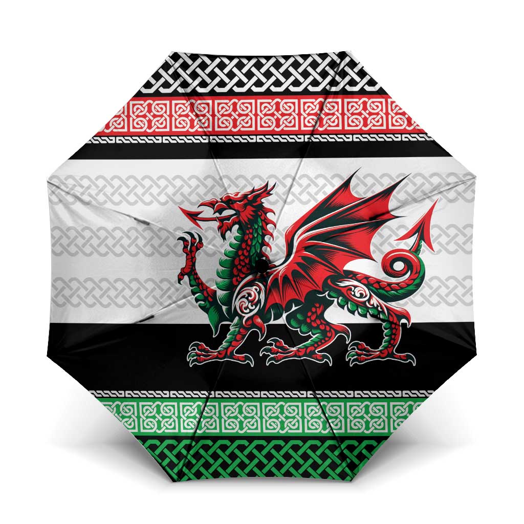 Cymru Celtic Wales Knot Umbrella Celtic Nation Heritage Pride - Wonder Print Shop