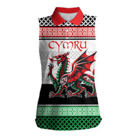 Cymru Celtic Wales Knot Women Sleeveless Polo Shirt Celtic Nation Heritage Pride - Wonder Print Shop