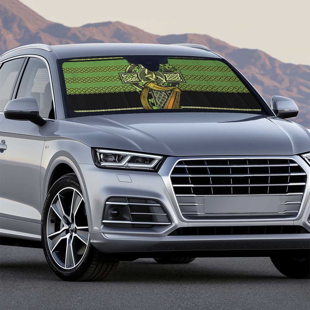 Ireland Celtic Knot Auto Sun Shade Celtic Nation Heritage Pride - Wonder Print Shop