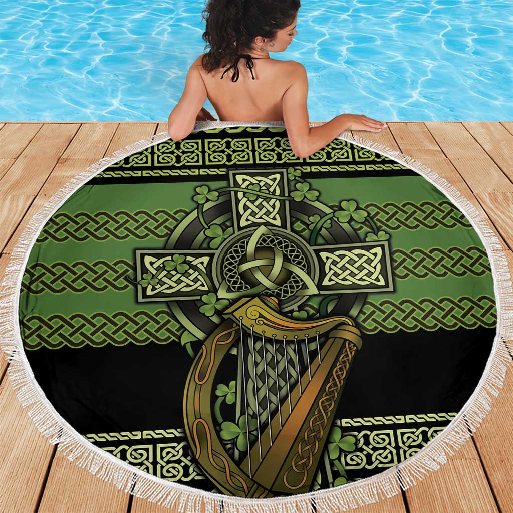 Ireland Celtic Knot Beach Blanket Celtic Nation Heritage Pride - Wonder Print Shop