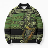 Ireland Celtic Knot Bomber Puffer Jacket Celtic Nation Heritage Pride - Wonder Print Shop