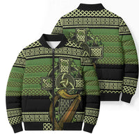 Ireland Celtic Knot Bomber Puffer Jacket Celtic Nation Heritage Pride - Wonder Print Shop