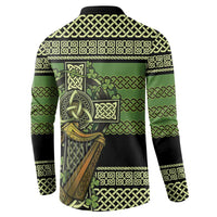 Ireland Celtic Knot Button Sweatshirt Celtic Nation Heritage Pride - Wonder Print Shop