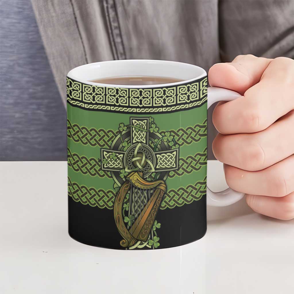 Ireland Celtic Knot Ceramic Mug Celtic Nation Heritage Pride - Wonder Print Shop