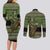 Ireland Celtic Knot Couples Matching Long Sleeve Bodycon Dress and Long Sleeve Button Shirt Celtic Nation Heritage Pride - Wonder Print Shop