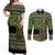 Ireland Celtic Knot Couples Matching Off Shoulder Maxi Dress and Long Sleeve Button Shirt Celtic Nation Heritage Pride - Wonder Print Shop