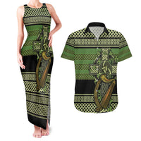 Ireland Celtic Knot Couples Matching Tank Maxi Dress and Hawaiian Shirt Celtic Nation Heritage Pride - Wonder Print Shop