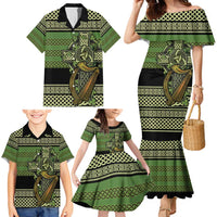 Ireland Celtic Knot Family Matching Mermaid Dress and Hawaiian Shirt Celtic Nation Heritage Pride - Wonder Print Shop