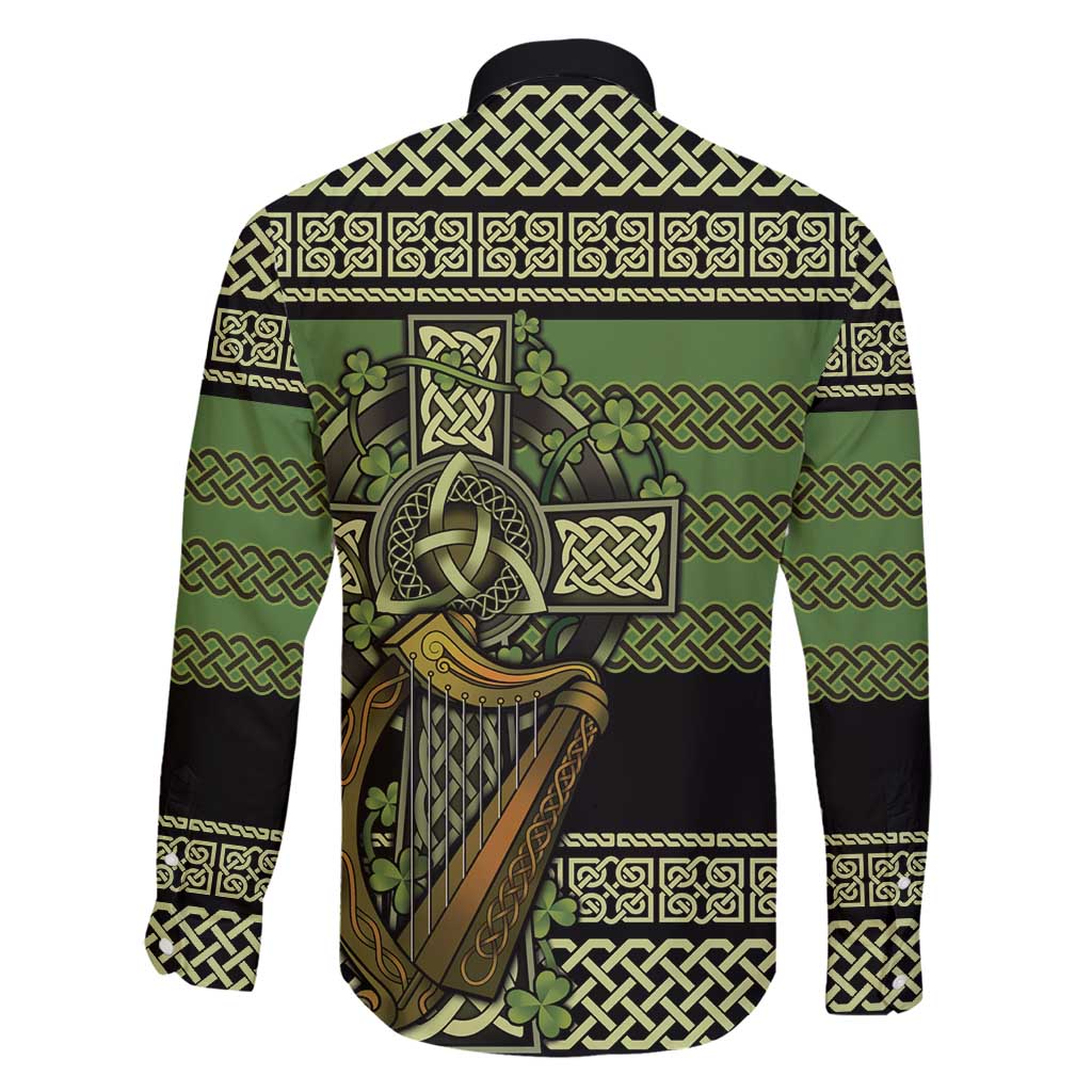 Ireland Celtic Knot Family Matching Off Shoulder Maxi Dress and Hawaiian Shirt Celtic Nation Heritage Pride - Wonder Print Shop