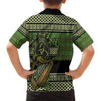 Ireland Celtic Knot Family Matching Summer Maxi Dress and Hawaiian Shirt Celtic Nation Heritage Pride - Wonder Print Shop