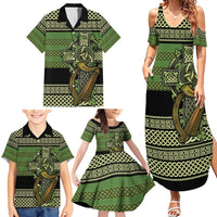 Ireland Celtic Knot Family Matching Summer Maxi Dress and Hawaiian Shirt Celtic Nation Heritage Pride - Wonder Print Shop