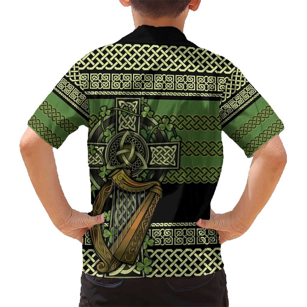 Ireland Celtic Knot Kid Hawaiian Shirt Celtic Nation Heritage Pride - Wonder Print Shop