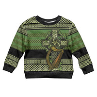 Ireland Celtic Knot Kid Ugly Christmas Sweater Celtic Nation Heritage Pride - Wonder Print Shop