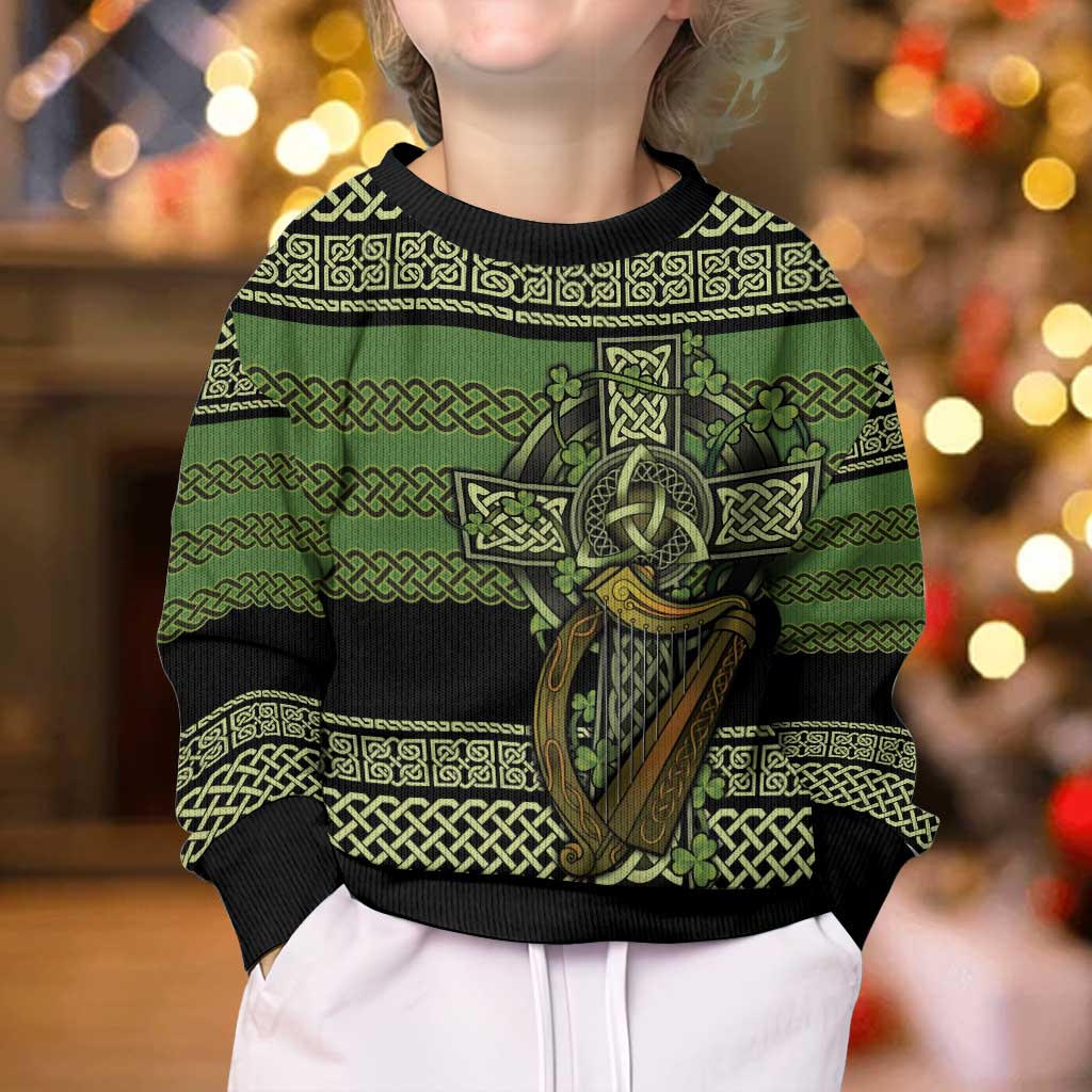 Ireland Celtic Knot Kid Ugly Christmas Sweater Celtic Nation Heritage Pride - Wonder Print Shop