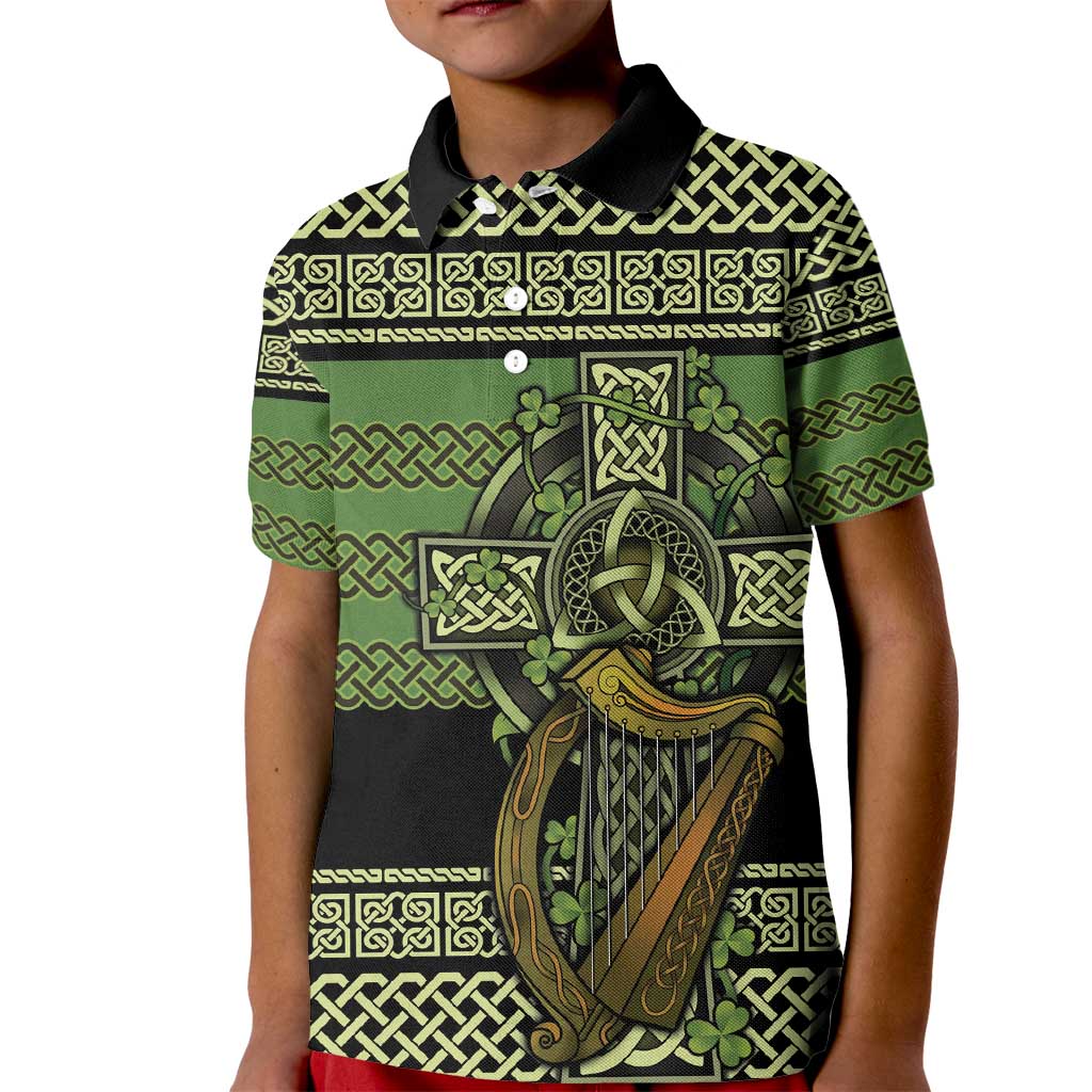 Ireland Celtic Knot Kid Polo Shirt Celtic Nation Heritage Pride - Wonder Print Shop