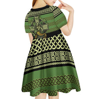 Ireland Celtic Knot Kid Short Sleeve Dress Celtic Nation Heritage Pride - Wonder Print Shop